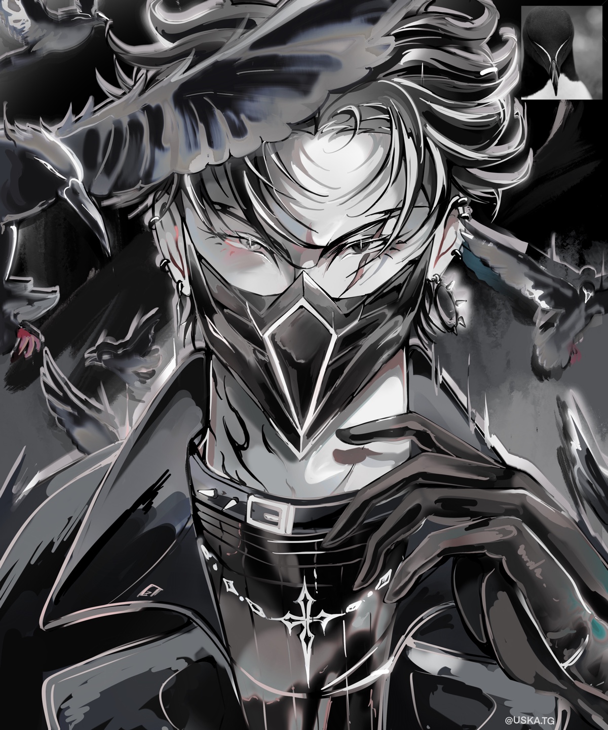 Character Design - Crow Humanization