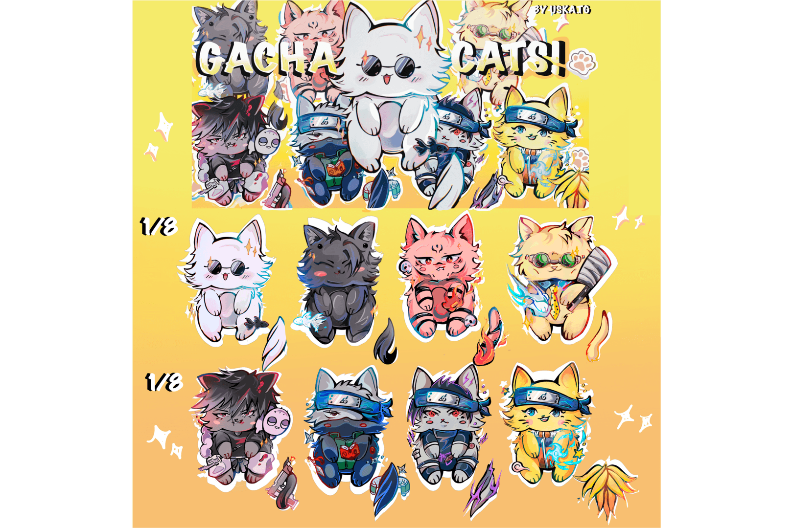 Holographic Charm Keychains 4